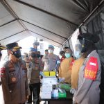 Irjen Polisi Merdisyam Tinjau Vaksinasi Drive Thru di Gerai Vaksin Presisi Polres Pelabuhan Makassar