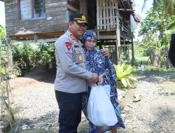Kapolres Polman Berbagi ke Warga Penyandang Disabilitas