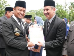 Sekda Kota Palopo Terima Penghargaan Kategori Dukungan Dalam Pencapaian 95% Bulan Imunisasi Anak Nasional Tahun 2022