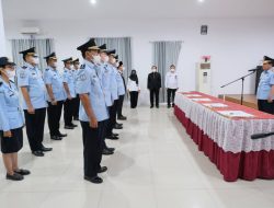 Kakanwil Kemenkumham Babel Lantik Pejabat Keimigrasian