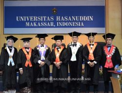 Unhas Kukuhkan Tiga Guru Besar Baru pada Fakultas Ilmu Sosial dan Ilmu Politik