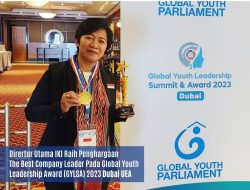 Dirut IKI Raih Penghargaan dari Global Youth Parliament