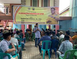 Rangga Lakukan Pengawasan Program APBD di Kecamatan Polombangkeng & Mangarabombang Takalar