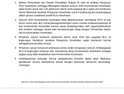 Edaran Larangan Membahas RUU Omnibuslaw, PDGI Desak Presiden Ganti Kemenkes