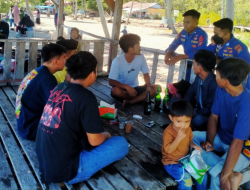Dit Polairud Polda Sulbar Bubarkan Sekelompok Pemuda yang Sedang Pesta Miras di Tempat Wisata