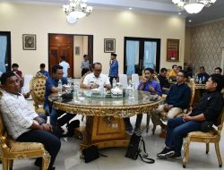 Prof. Zudan Audiensi dengan Media, Bahas Soal Penguatan Branding Sulbar