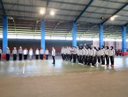 Dirlantas Polda Sulsel Lepas Kontingen Bola Voli Kapolri Cup 2023 di Bali