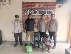 Polsek Tapalang Ringkus Terduga Pelaku Pencurian Barang  Sekolah