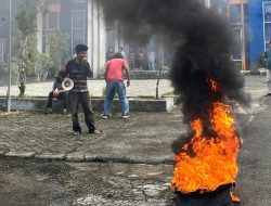 Ampera Demo Kantor PUPR Mamuju, Soroti Dugaan Korupsi Proyek Rehab Rumah Jabatan Wabup