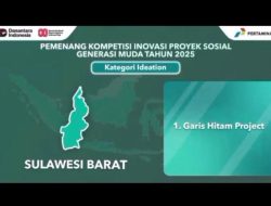 Garis Hitam Indonesia Raih Penghargaan PFMuda 2025, Satu-satunya dari Sulbar