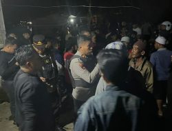 Polresta Mamuju Back Up Polsek Tapalang Redam Keributan Antar Suporter Sepak Bola