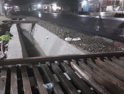 Warga Keluhkan Proyek Jalan di Mamuju, Drainase Tak Miliki Penutup