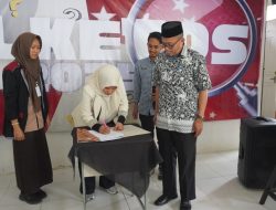 KPU Polman Hadiri Pengundian Nomor Urut Pilketos SMA Negeri 1 Polewali