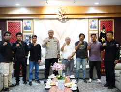 Kapolda Jalin Silaturahmi dengan Aliansi Wartawan Sulbar