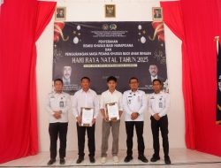 Sembilan Warga Binaan Rutan Mamuju Terima Remisi Dalam Sukacita Natal 2025