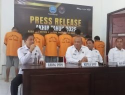 Selama 2025, BNNP Sulbar Tangani 16 Kasus Narkoba dengan Total Tersangka 22 Orang