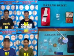 Sat Resnarkoba Polres Majene Bongkar Jaringan Sabu, Empat Orang Terduga Pelaku Diamankan