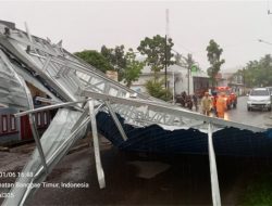 Pusdalops BPBD Sulbar Terima Laporan Kejadian Angin Kencang Majene
