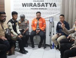 Kapolresta Mamuju Jenguk Personel Korban Unras