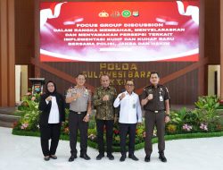 Wakapolda Sulbar Dorong Sinergi CJS lewat FGD KUHP–KUHAP