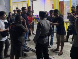 Piket Pamapta Polresta Mamuju Datangai TKP Pengerusakan Warung Coto