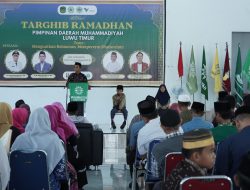 Dua Siswa MTs Muhammadiyah Towuti Pukau Bupati Luwu Timur di Targhib Ramadan