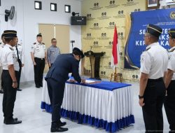 Kanwil Kemenkum Babel Hadiri Serah Terima Jabatan Kepala Kanwil Ditjen Pemasyarakatan Babel