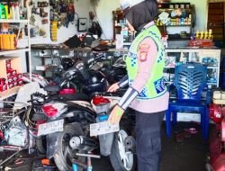 Antisipasi Balap Liar dan Knalpot Brong, Satlantas Polres Pangkep Sambangi Bengkel