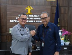 Kanwil Kemenkum dan BPS Babel Bahas Kolaborasi Pemanfaatan Data Statistik untuk Penguatan Layanan Publik