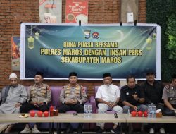 Buka Puasa Bersama Insan Pers, Momentum Strategis Pererat Hubungan Polres Maros dan Media
