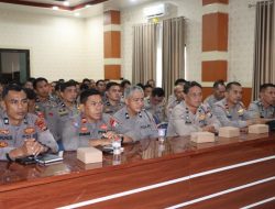 Gelar Anev Bhabinkamtibmas, Kasat Binmas Polres Maros Siapkan Jajaran Dukung Ketahanan Pangan dan Jadi Dai Kamtibmas Selama Ramadhan