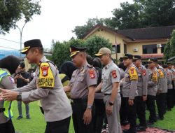 Pererat Silaturahmi Usai Idul Fitri, Kapolres Maros Gelar Halal Bihalal Bersama Personel