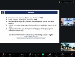 Kanwil Kemenkum Babel Ikuti Rapat Evaluasi Pengelolaan Akses Internet, Perkuat Keamanan SPBE dan Optimalisasi Jaringan