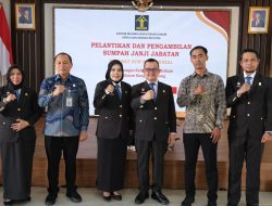 Kanwil Kemenkum Babel Melakukan Pelantikan Pejabat Non Manajerial dalam Rangka Penguatan Kinerja dan Integritas ASN