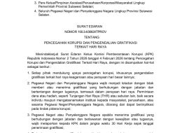Gubernur Sulsel Tegaskan ASN Dilarang Minta THR kepada Masyarakat dan Perusahaan