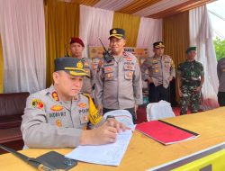 Suntik Semangat Personel, Kapolres Parepare Tinjau Pos Ketupat 2026 dan Serahkan Tali Asih