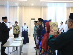 Kakanwil Ali Yafid Lantik 262 Pejabat, Tekankan Profesionalisme dan Soliditas