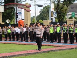 Antisipasi Gangguan Kamtibmas, Polres Maros Gelar Apel Siaga Kamtibmas Jelang Peringatan May Day Dan Amarah