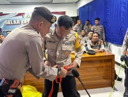 Tingkatkan Kemampuan Personel, Polres Maros Gelar Latkampuan Bhabinkamtibmas Polisi Penolong