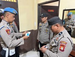 Cegah Pelanggaran, Sipropam Polres Maros Gelar Gaktibplin Rutin