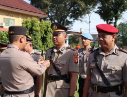 Polres Maros Gelar Serah Terima Jabatan Sejumlah Pejabat Utama Dan Kapolsek Jajaran