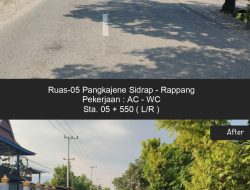 Jalan Pinrang–Sidrap Diperbaiki, Pemprov Sulsel Kebut MYP Paket 3