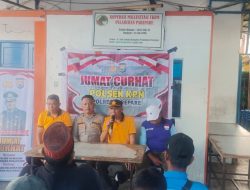 Polsek KPN Serap Aspirasi TKBM Pelabuhan Nusantara Parepare Lewat Jumat Curhat