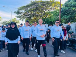 Kapolres Parepare Hadiri Jalan Sehat Anti Mager, Semarak HUT ke-66 Kota Parepare