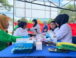 Semarak Hari Bhakti Pemasyarakatan Ke-62, Rutan Mamuju Bersama Kanwil Ditjenpas Sulbar Gelar Donor Darah Dan Pemeriksaan Kesehatan Gratis