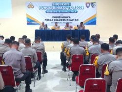 Perkuat Fungsi Binmas, Tim Supervisi Baharkam Polri Sambangi Polres Gowa