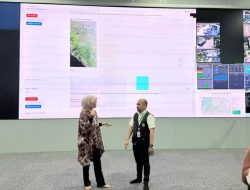 Matangkan Peluncuran Aplikasi Aduan dan Layanan Darurat 112, Kominfo Lutim Kunjungi War Room Kota Makassar