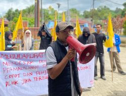 PMII Mamuju Geruduk DLHK Soal Sampah
