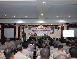 Kapolda Sulsel Berikan Pengarahan kepada Personel Polres Luwu Utara, Tekankan Profesionalitas dan Disiplin Anggota