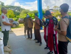 Satpol PP Sulbar Jaring Enam Siswa Bolos Sekolah di Mamuju